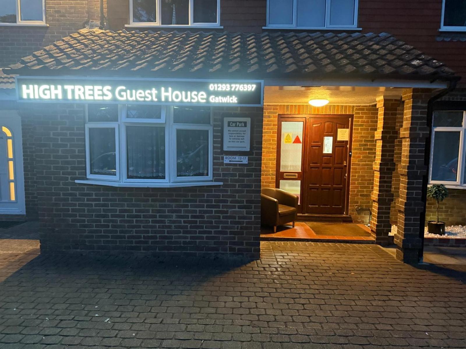 High Trees Guest House Gatwick Горлі Екстер'єр фото